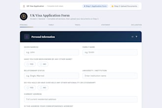 build a custom web form or data collection portal for your business