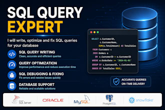 write, optimize, and troubleshoot sql queries