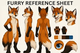 draw furry character fursona, furry oc, anthro character