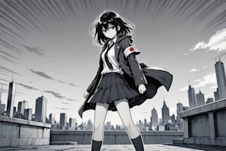 do manga comic book illustration, manga artist, webtoon