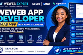 build weweb app weweb saas mvp with xano backend and supabase weweb mvp