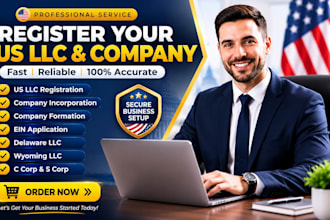 register US llc, UK company registration, ein, delaware llc, wyoming llc setup