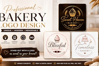 design unique bakery logo design for cafe restaurant to boost sales