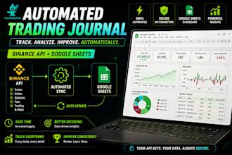 build an automated crypto trading journal using binance API and google sheets