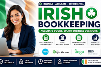 do irish bookkeeping in xero quickbooks sage vat ros bank reconcile