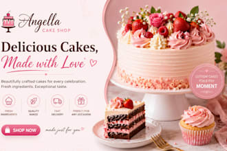 cake shopify store cake website cookies website pastry store