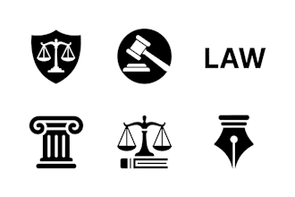create a professional attorney, law firm, and legal logo