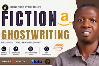 ghostwrite your fiction novel as a professional fiction ghostwriter