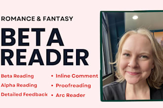 beta read romance novel, fantasy dark romance, thriller, arc reader cozy mystery