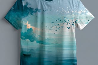 t shirt design and t shirt logo design