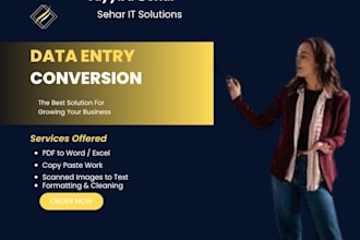 do expert PDF to excel, PDF to word conversion and copy paste work