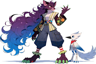 draw art of you furry characters