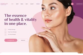 design squarespace aesthetic med spa website medical spa website homeopathic