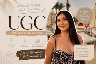 be your german female ugc creator for tiktok and reels