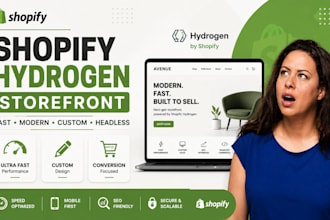 build shopify hydrogen storefront with custom design headless ecommerce solution