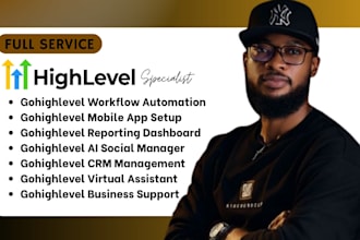 gohighlevel mobile app ghl reporting dashboard ghl ai social media manager va
