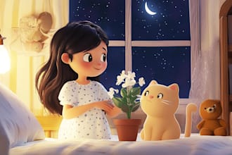 illustrate children story book illustration and children story book illustration