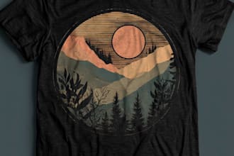 t shirt design and t shirt logo design