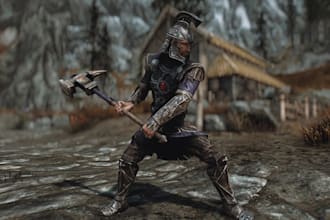 mod skyrim character assets armor npcs weapons quest mods follower and gear