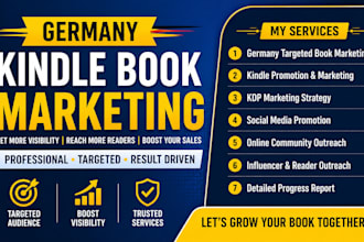 germany amazon book promotion, book marketing, german book advertising