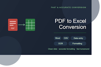 convert pdf to excel word csv and extract data accurately