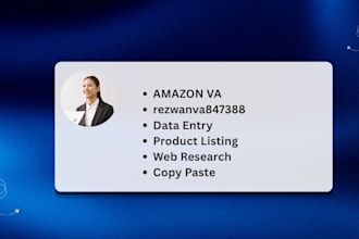 do data entry and ecommerce product listint