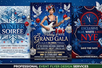 do christmas xmas, halloween party flyer and event flyer