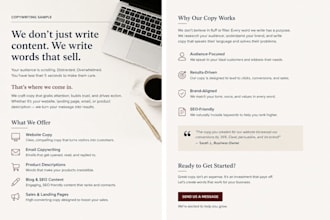write high converting copy for your business