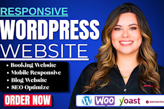 design responsive wordpress business and booking websites that attract costumer