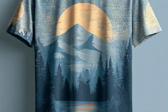 t shirt design and t shirt logo design