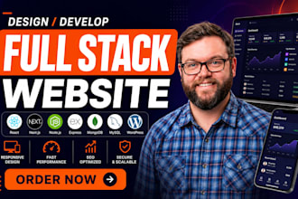 develop responsive full stack saas and dashboard applications