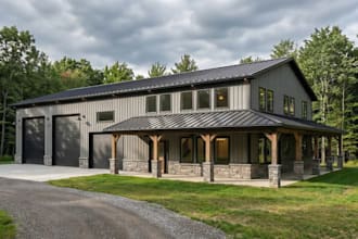create custom barndominium designs, floor plans and 3d renders
