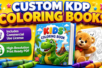 draw bold and easy kids coloring pages and book cover
