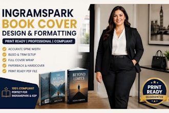 fix ingramspark cover size, bleed, spine and trim settings