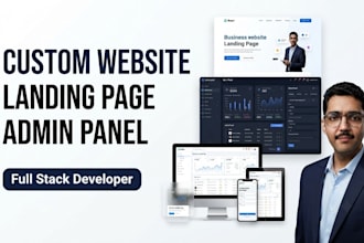built custom website for a businesses and startup