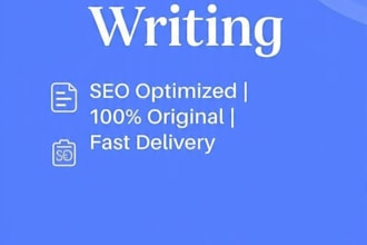 write SEO blog posts and website content