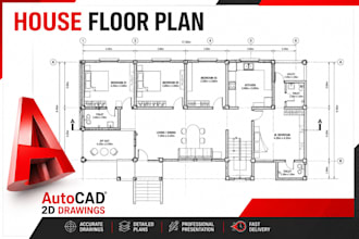 do 2d autocad drawings
