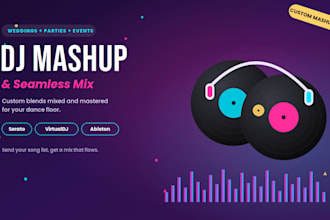 create a custom dj mashup mix for your wedding or event