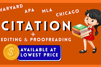 proofread and add citations in all formats
