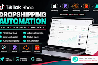 build tiktok shop dropshipping automation with zendrop and cjdropshipping