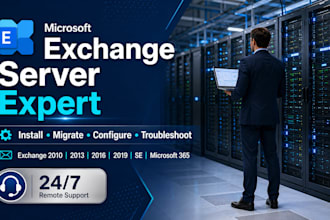 install, migrate, configure and troubleshoot microsoft exchange server