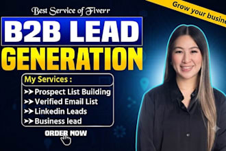 do targeted b2b lead generation and email list building