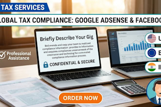 expert assistance with google and facebook tax compliance and forms