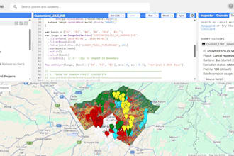 create lulc change detection maps