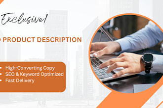 write SEO product descriptions that boost sales