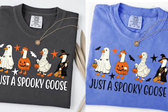 create custom spooky halloween t shirt and streetwear designs for your merch