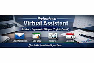 manage your emails, schedule, and reports as your professional virtual as