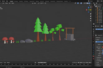 design custom roblox game assets and 3d weapons