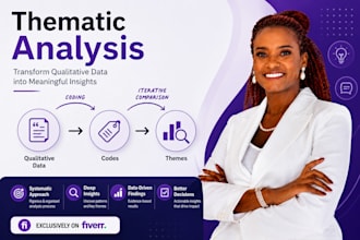 conduct qualitative research, thematic and sentiment analysis