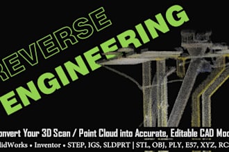 convert point cloud or 3d scan into accurate cad models